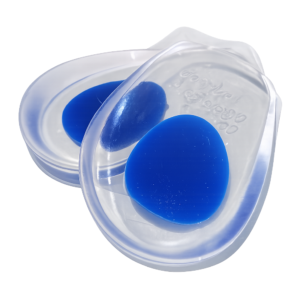 Gel heel cups for heel pain